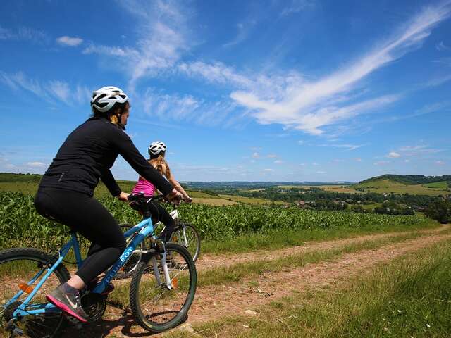 Chemin des Perets à VTT