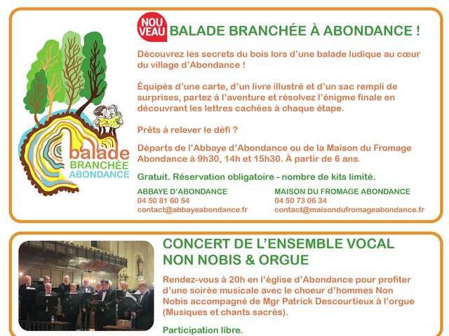 Journées du Patrimoine de Pays - Balade Branchée in Abondance